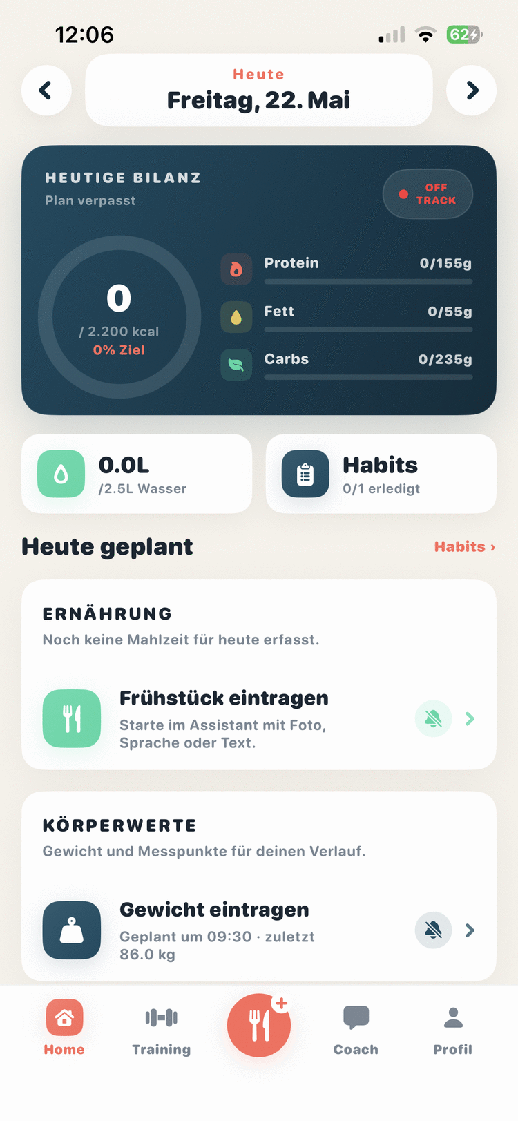 MacroYou Nutrition App